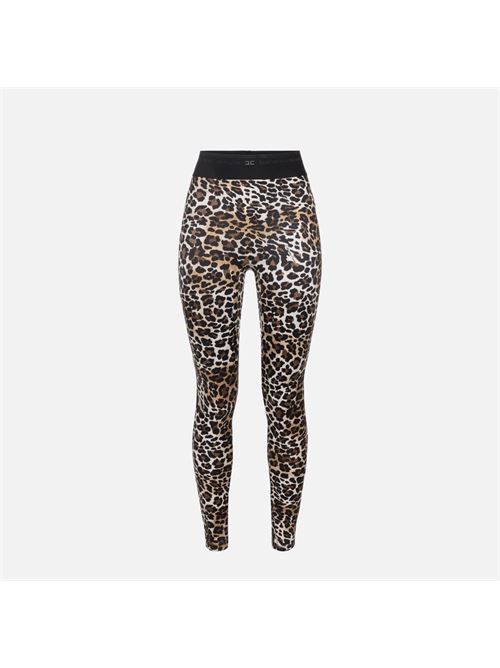 Leggings in lycra animalier ELISABETTA FRANCHI | PA05647E247E2B85